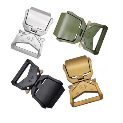 1.5 Inches Military Aluminum Alloy Heavy Duty Nylon Belt Non-slip Buckle